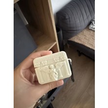 Dmay Airpods Pro 2 Kulaklık Uyumlu Melek Figürlü Silikon Kılıf + Kanca
