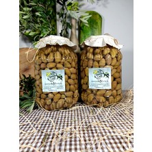 Aydın Yöresi Kalamata Cinsi Iri Boy Sofralık Tatlandırılmış Kırma Yeşil Zeytin (3+3 Kg)