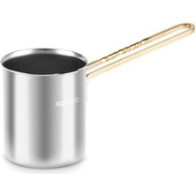 Feyza Design Şık ve Dayanıklı 0,3 Lt Çelik Cezve, Şık Tasarım ve Pratik Kullanım