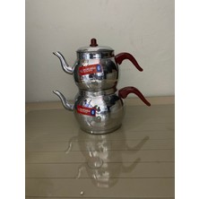 Feyza Design Dayanıklı Alüminyum 6 No Çaydanlık, Şık ve Kullanışlı Tasarım