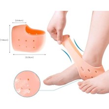 Skygo Ankanorm Topuk Dikeni Rahatlatıcı Silikon Çorap, Topuk Nemlendirici Patik, Topuk Çatlaklarını Nemlendiren Çorap, Topuk Kuruluğu Önleyici Patiik