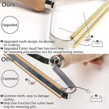 Skygo Taşınabilir Tüy Toplayıcı, 2'li Paket Yeniden Kullanılabilir Çift Taraflı Evcil Hayvan Tüyü Temizleyici, Kıyafet ve Mobilyalardaki Tüy Tozunu Temizlemek Için Manuel Kumaş Tüyü Alma Aleti