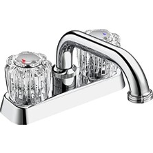 Skygo Pak EBA40WCP Çift Saplı Orta Set Çamaşır Veya Yardımcı Lavabo Bataryası, Cilalı Krom