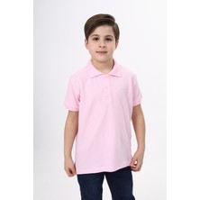 Toontoy Unisex Polo Yaka Düğmeli Uzun Kısa Tişört