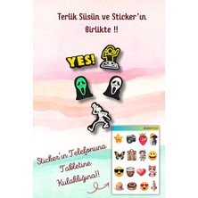 Birikiyedi 5'li Set Jibbitz Terlik Süsü Dj,yes