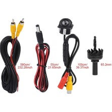 Multistar 20MM Plakalık Geniş Açı Kamera Ntsc Pal Balıkgözü