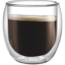 Skygo Vetro Borosilikat Çift Camlı Espresso Bardağı 100ML (2AD)