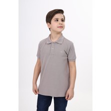 Toontoy Unisex Polo Yaka Düğmeli Uzun Kısa Tişört