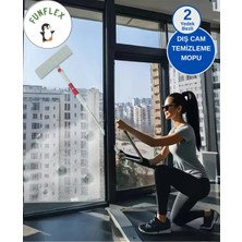 Funflex 2 Yedekli 180° Bükülebilir 3ü 1 Arada Ev ,okul,hastane ve Işyeri U Şeklinde Cam Silecek