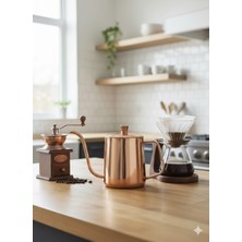 Feyza Design Paslanmaz Çelik Ibrik 550ML, Şık ve Dayanıklı, Pratik Kullanım Için Ideal