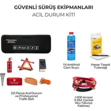 German Kupfermax Acil Durum Kiti: Trafik Seti, Antifrizli Cam Suyu, Akü Takviye Kablosu ve Hasar Tespit Tutanağı