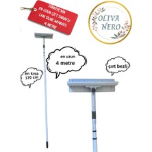 Funflex Türkiyenin En Uzun Teleskopik Çekçekli Pencere Temizleyicisi ( 4 Metre )