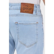 Geco Erkek Slim Fit Dar Kesim Pamuklu Esnek Likralı Denim Jean Kot Pantolon