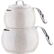 Feyza Design Paslanmaz Çaydanlık Takımı Seti, Şık ve Kullanışlı Tasarım