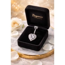 Begonia Accessories 316L Cerrahi Çelik Göbek Piercing Zirkon Taşlı – 2026 Fashion Premium Seri Belly Button Piercing – Kararma Yapmaz, Alerji Karşıtı, Paslanmaz Çelik Göbek Küpesi – Kadın Trend Takı - GP12