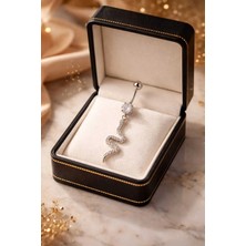 Begonia Accessories 316L Cerrahi Çelik Göbek Piercing Zirkon Taşlı – 2026 Fashion Premium Seri Belly Button Piercing – Kararma Yapmaz, Alerji Karşıtı, Paslanmaz Çelik Göbek Küpesi – Kadın Trend Takı - GP45