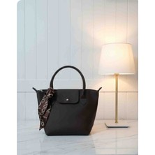 Tanbag Kahverengi Fular Detaylı El Çantası