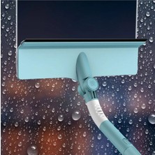Funflex Sihirli Pencere Temizleme Uzun Saplı Teleskopik Cam Sileceği Kazıyıcı Dönen Mops Yıkama Windows