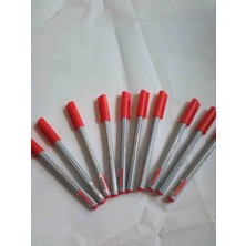 10- Adet Tigra Kırmızı Tükenmez Kalem