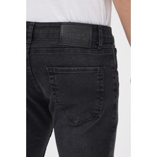 Geco Erkek Slim Fit Dar Kesim Pamuklu Esnek Likralı Denim Jean Kot Pantolon