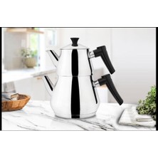 Feyza Design Paslanmaz Çelik Çaydanlık, Dayanıklı ve Şık Tasarım