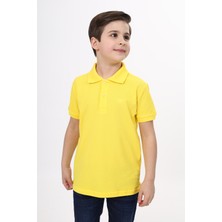 Toontoy Unisex Polo Yaka Düğmeli Uzun Kısa Tişört