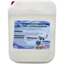 Apex Yapışkan Sökücü 5 Litre , Bant Izi Çıkarıcı ve Folyo Yapışkan Temizleyici - Etiket Sökücü Sprey