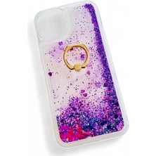 Tredonim iPhone 13/14 Uyumlu Şeffaf Sim Detaylı Sıvı Görünümlü Telefon Kılıfı – Darbe Koruyucu