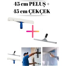 Funflex 2'li Set Cam Silecek Kauçuk Cam Silici 45CM + 45 cm Cam Peluş Çekçek