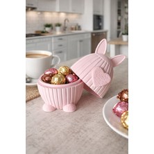 Günyan Store Tavşan Figürlü Dekoratif Çikolata & Şekerlik