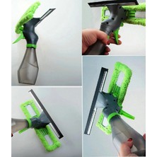 Funflex Çift Taraflı Deterjan Hazmeli Cam Silme Aparatı