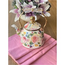 Feyza Design Şık ve Dayanıklı Emaye Çeyrek Litre Kettle, Şık Tasarım ve Pratik Kullanım