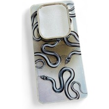 Tredonim Redmi Note 14 Pro Plus Uyumlu Yılan Desenli Telefon Kılıfı –  Darbe Koruyuculu