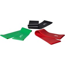 Slazenger Üçlü Mini Loop Band Set Pilates Egzersiz Bandı PVC Bag 50x5 cm Renkli Kullanım Amacı