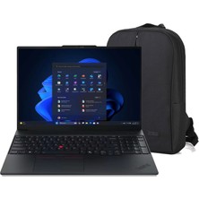 Lenovo Thinkpad E16 Gen3 21SR006RTX C14 Ultra 7 255H 32 GB 1 Tb Arc 140T 16" Wuxga Yok (Free Dos) Notebook + Çanta