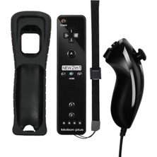 Konsol Plus Nintendo Wii 2in1 Motion Plus Remote Kontroller + Nunchuk Kontroller Set
