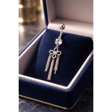 Begonia Accessories 316L Cerrahi Çelik Göbek Piercing Zirkon Taşlı – 2026 Fashion Premium Seri Belly Button Piercing – Kararma Yapmaz, Alerji Karşıtı, Paslanmaz Çelik Göbek Küpesi – Kadın Trend Takı - GP52