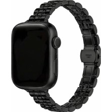 Alstrap Apple Watch 11-10(46MM)9 8 7(45MM)6 5 4 SE(44MM) Ince Slim Tasarım Kordon Kayış
