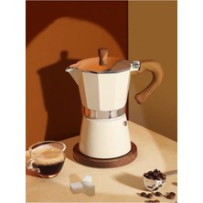 Feyza Design 6'lı Bigg Coffee Italyan Filtre Kahve Makinesi, Hafif ve Dayanıklı Alüminyum