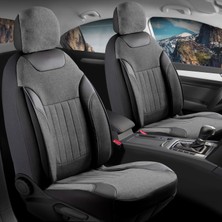 Renault Fluence Keten Oto Koltuk Kılıfı Ön Arka Set Füme Edition Şhn