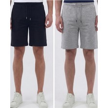 Veleno Erkek 2'li Avantajlı Paket Oversize Relaxed Bermuda Şort Rahat Kalıp