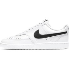 Unisex Nike Court Vison Low Next Nature Beyaz/Siyah Spor Ayakkabı Nefes Alabilir Yapı ile Koşu İçin İdeal