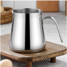 Feyza Design 1300 ml Paslanmaz Çelik Cezve, 13 cm Kulplu Büyük Boy, Dayanıklı ve Şık