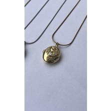 Zemora Jewelry Anka Kuşu Alya Kolye - Kapaklı Fotoğraf Koyulabilen Kişiye Özel Hiç Çıkarma Kolyesi