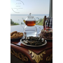 Feyza Design Içecekleriniz Için Şık ve Dayanıklı Borosilikat Cam Çaydanlık Demlik Seti