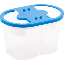 Bigpoint Fırça Yıkama Su Kabı 2 Bölmeli Mavi