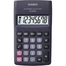 SARVONA Casio HL-815L-BK 8 Hane Siyah Hesap Makinesi