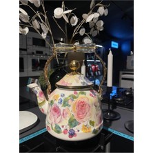 Feyza Design Şık Emaye Demlik 2,5 Lt Rose Deluxe MISS-16895-17