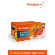 Özgürce Otomatik Temizlik Seti Döner Sıkmalı Mikrofiber Paspas ve Kova Kit