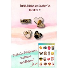 Birikiyedi 4'lü Set Jibbitz Terlik Süsü (Malzemesi Plastiktir)